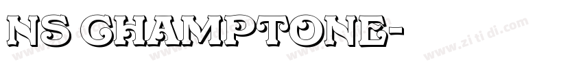 NS CHAMPTONE字体转换